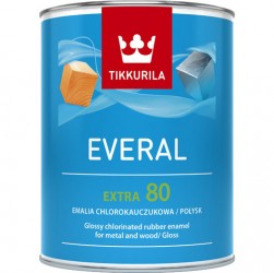 Everal Extra [80]- Emalia chlorokauczukowa ogólnego stosowania. BAZA A 9l