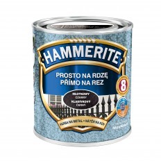 Hammerite Prosto Na Rdzę - efekt młotkowy Szary  0,25L