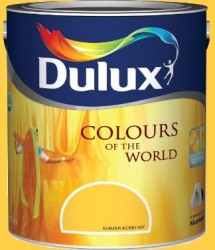 Farba do ścian i sufitów Dulux Kolory Świata- Korzeń Kurkumy 5L